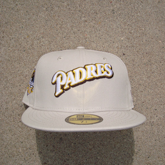 San Diego Padres 40th Anniversary Grey/Yellow 5950 Fitted Hat